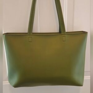 Fancy Forest Elegant Olive Green Tote Bag